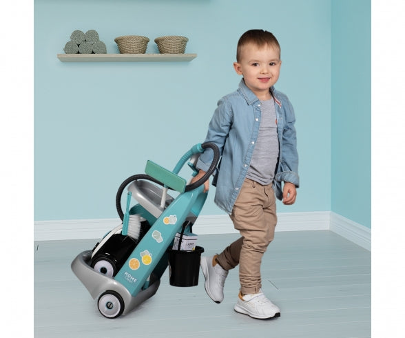 Cleaning trolley + vacuum cleaner