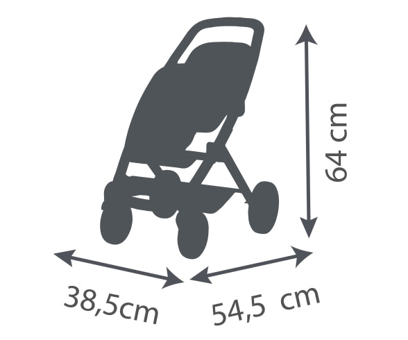 Smoby Maxi-Cosi Twin Pushchair Pink
