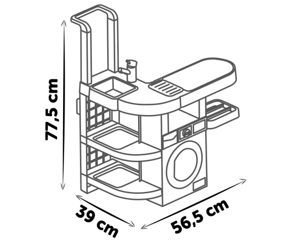 Smoby Rowenta Wash&Clean Laundry
