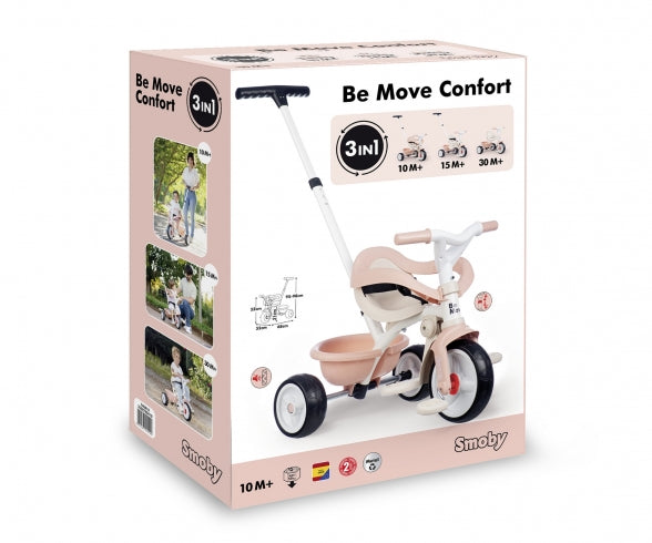 Smoby Tricycle Be Move Comfort Pink