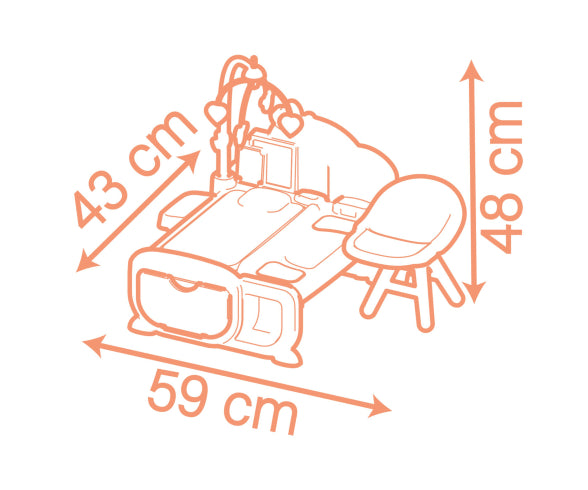 Smoby Baby Nurse Cocoon Nursery 3 en 1