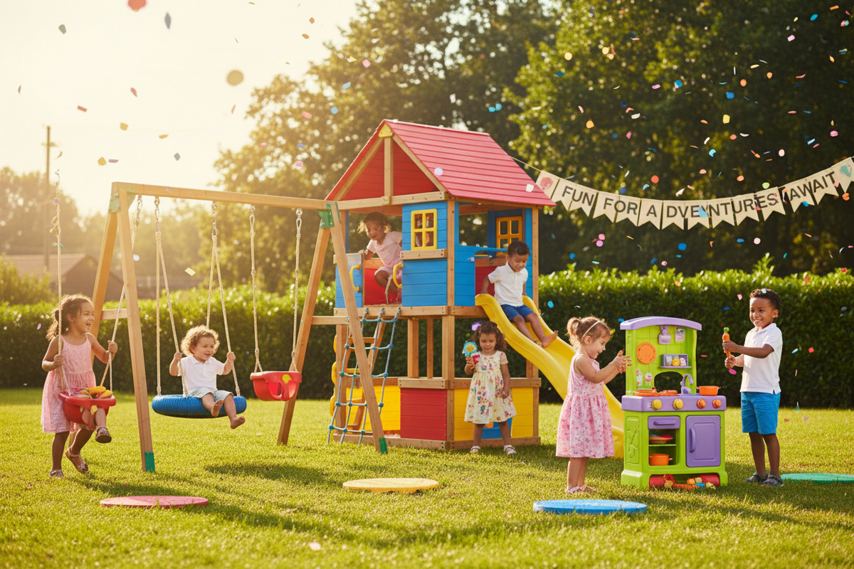 Outdoor Kids Toy Store Banner